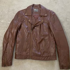 Brown Leather Jacket.